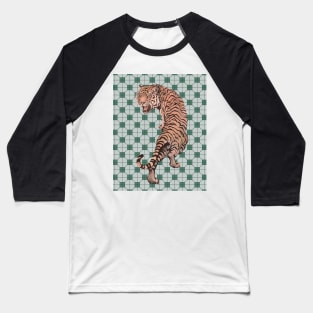 Hong Kong Funky Nostalgic Tiger - Animal Lover Baseball T-Shirt